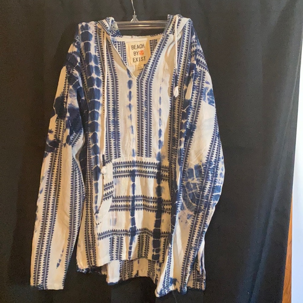 Hippie hoodie tie dye